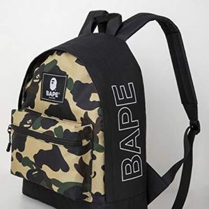 A Bathing Ape Bape 2021 Summer Collection Backpack Camo Green